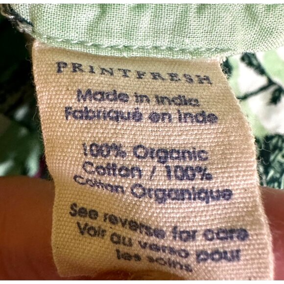 Printfresh Pajama Set Small| Organic Cotton Green Golf Toile Print PJ Shorts Set - Picture 6 of 7